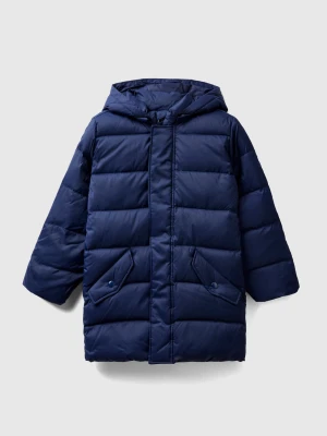 Benetton, Padded Jacket With Removable Hood, size XL, Dark Blue, Kids United Colors of Benetton