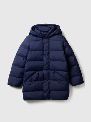 Benetton, Padded Jacket With Removable Hood, Size: XL, Dark Blue, Kids United Colors of Benetton
