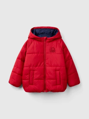 Benetton, Padded "rain Defender" Jacket, size 110, Red, Kids United Colors of Benetton