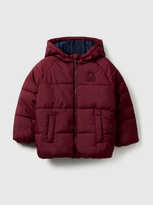 Benetton, Padded "rain Defender" Jacket, Size: 98, Burgundy, Kids United Colors of Benetton