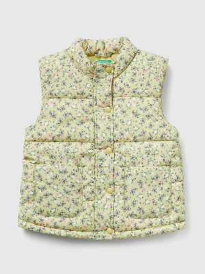 Benetton, Padded "rain Defender" Vest, Size: 116, Light Green, Kids United Colors of Benetton
