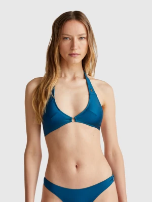Benetton, Padded Triangle Top, size 2°, Teal, Women United Colors of Benetton