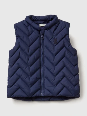 Benetton, Padded Vest In Technical Fabric, Size: 56, Kids United Colors of Benetton