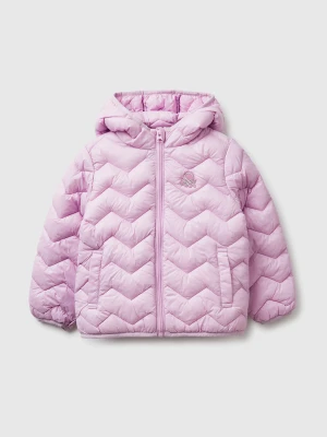 Benetton, Puffer Jacket With Hood, Size: 116, Lilac, Kids United Colors of Benetton