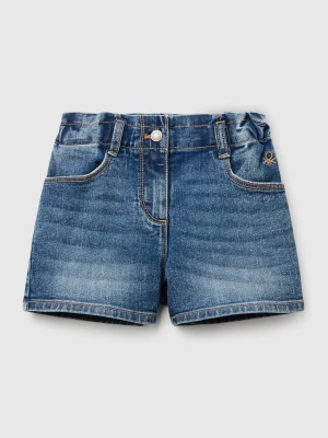 Benetton, Paperbag Jeans Shorts, size 116, Blue, Kids United Colors of Benetton
