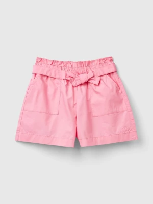 Benetton, Paperbag Shorts, size 2XL, Pink, Kids United Colors of Benetton