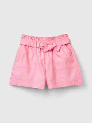 Benetton, Paperbag Shorts, size S, Pink, Kids United Colors of Benetton