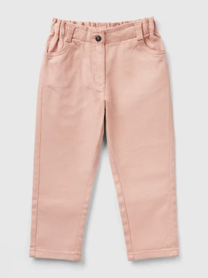 Benetton, Paperbag Trousers, size 104, Pastel Pink, Kids United Colors of Benetton