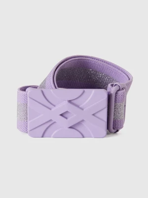 Benetton Pasek w kolorze fioletowo-srebrnym rozmiar: onesize