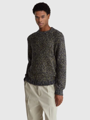 Benetton, Patterned Regular Fit Sweater, Size: XS, Multi-color, Men United Colors of Benetton