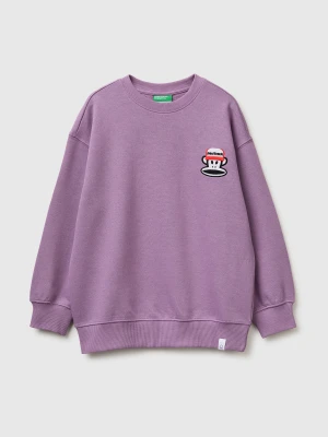 Benetton, Paul Frank Oversized Sweatshirt, Size: XL, Violet, Kids United Colors of Benetton