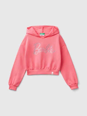 Benetton, Pink Barbie Sweatshirt With Rhinestones, size XL, Pink, Kids United Colors of Benetton