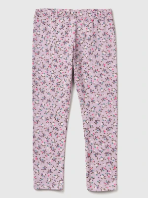 Benetton, Pink Floral Leggings, Size: 90, Pink, Kids United Colors of Benetton