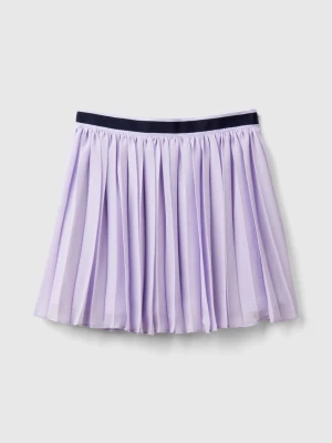 Benetton, Pleated Skirt, size 3XL, Lilac, Kids United Colors of Benetton