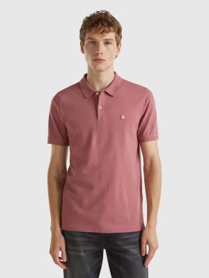 Benetton, Plum Slim Fit Polo, size XL, Plum, Men United Colors of Benetton