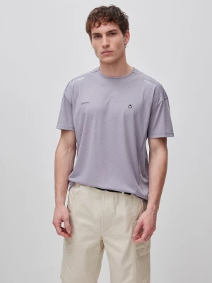 Benetton, Polartec® Technical Fabric T-shirt, Gray, Men United Colors Of Benetton