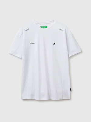 Benetton, Polartec® Technical Fabric T-shirt, Size: XS, White, Men United Colors of Benetton