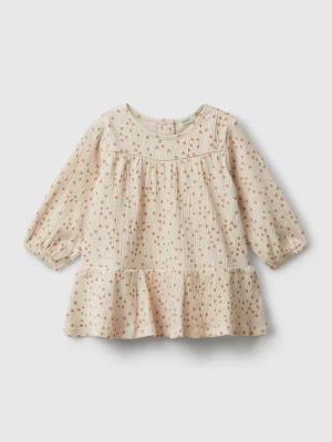 Benetton, Polka Dot Dress, size 82, Creamy White, Kids United Colors of Benetton