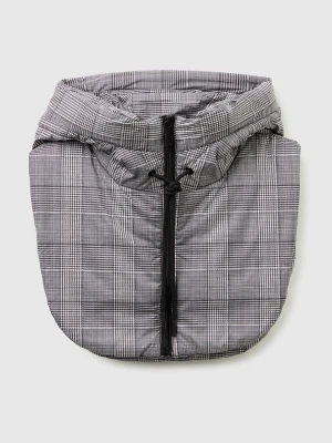 Benetton, Prince Of Wales Balaclava, Size: OS, Gray, Women United Colors of Benetton