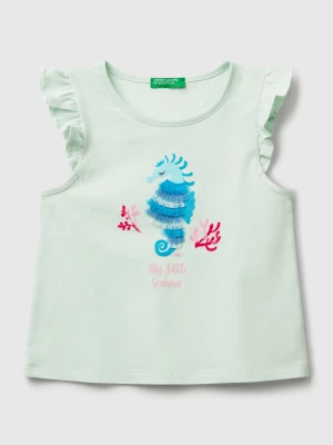 Benetton, Printed Tank Top, size 116, Aqua, Kids United Colors of Benetton