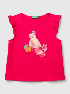 Benetton, Printed Tank Top, size 82, Fuchsia, Kids United Colors of Benetton