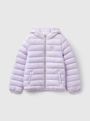 Benetton, Puffer Jacket With Hood, size 3XL, Lilac, Kids United Colors of Benetton