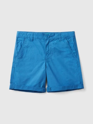 Benetton, Pure Cotton Bermudas, size S, Blue, Kids United Colors of Benetton