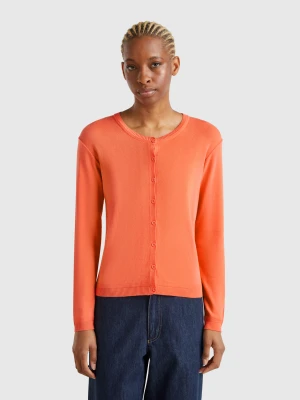 Benetton, Pure Cotton Crew Neck Cardigan, size XXS, , Women United Colors of Benetton