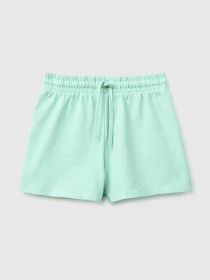 Benetton, Pure Cotton Shorts, Size: 116, Aqua, Kids United Colors of Benetton