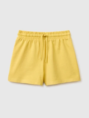 Benetton, Pure Cotton Shorts, Size: 110, Mustard, Kids United Colors of Benetton