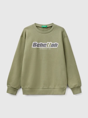 Benetton, Pure Cotton Sweatshirt With Print, size XL, , Kids United Colors of Benetton