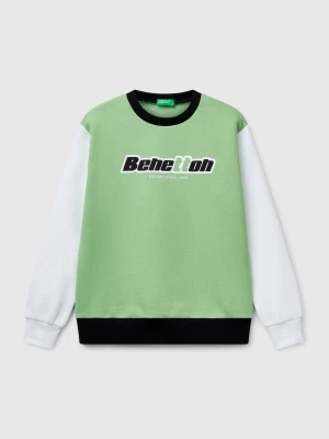 Benetton, Pure Cotton Sweatshirt With Print, size XL, Multi-color, Kids United Colors of Benetton