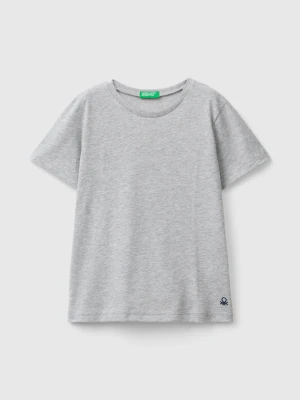 Benetton, Pure Cotton T-shirt, size 116, Light Gray, Kids United Colors of Benetton