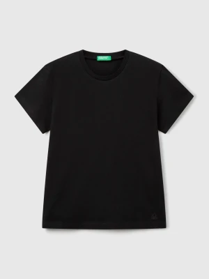 Benetton, Pure Cotton T-shirt, size XL, Black, Kids United Colors of Benetton