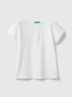 Benetton, Pure Cotton T-shirt, size XL, White, Kids United Colors of Benetton