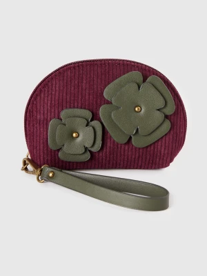 Benetton, Velvet Coin Purse, Size: OS, Plum, Women United Colors of Benetton