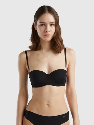 Benetton, Push Up Bandeau Bra, size 1°, Black, Women United Colors of Benetton