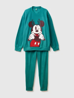 Benetton, Fleece Mickey Mouse ©disney Pyjamas, Size: XL, Green, Men United Colors of Benetton