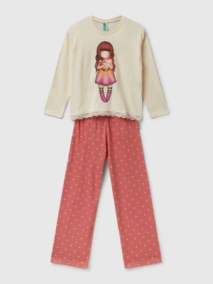 Benetton, Pyjamas ©santoro Gorjuss, Size: XXS, Creamy White, Kids United Colors of Benetton