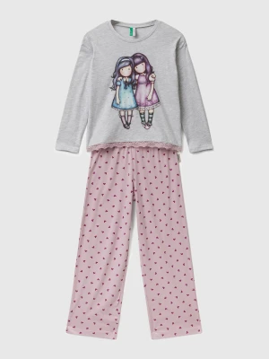 Benetton, Pyjamas ©santoro Gorjuss, size XXS, Gray, Kids United Colors of Benetton