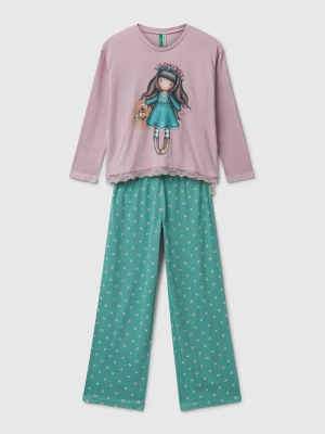 Benetton, Pyjamas ©santoro Gorjuss, size XXS, Pink, Kids United Colors of Benetton