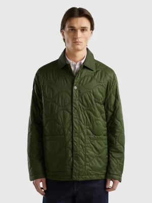 Benetton, Quilted Jacket With Collar, size L, , Men United Colors of Benetton