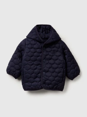 Benetton, Quilted "rain Defender" Jacket, Size: 82, Dark Blue, Kids United Colors of Benetton