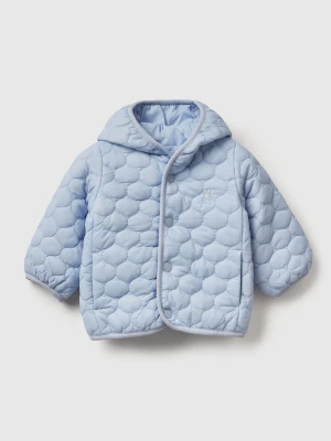 Benetton, Quilted "rain Defender" Jacket, Size: 74, Sky Blue, Kids United Colors of Benetton