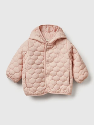 Benetton, Quilted "rain Defender" Jacket, Size: 82, Soft Pink, Kids United Colors of Benetton
