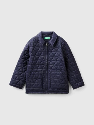 Benetton, Quilted "rain Defender" Jacket, size L, Dark Blue, Kids United Colors of Benetton