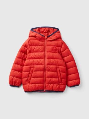 Benetton, "rain Defender" Jacket In Nylon, size 104, Brick Red, Kids United Colors of Benetton