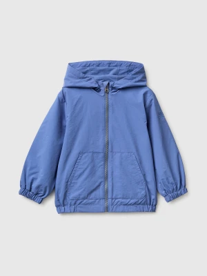 Benetton, Rain Defender Nylon Jacket, Size: 116, Air Force Blue, Kids United Colors of Benetton