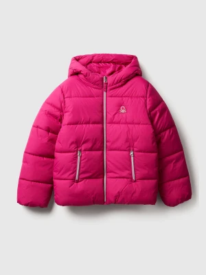 Benetton, Rain Defender Nylon Jacket, Size: XL, Cyclamen, Kids United Colors of Benetton