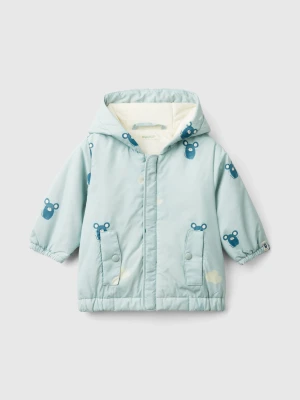 Benetton, "rain Defender" Patterned Jacket, size 82, Aqua, Kids United Colors of Benetton